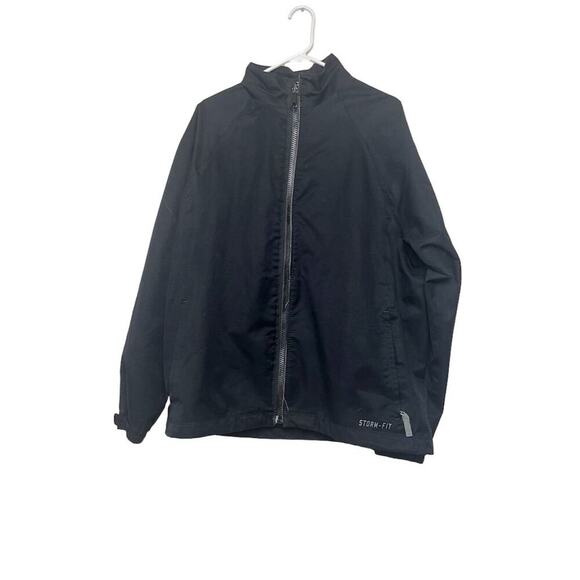 Nike Golf  Storm Fit Men's Windbreaker Jacket Black Size L Water-Resistant - Picture 1 of 10
